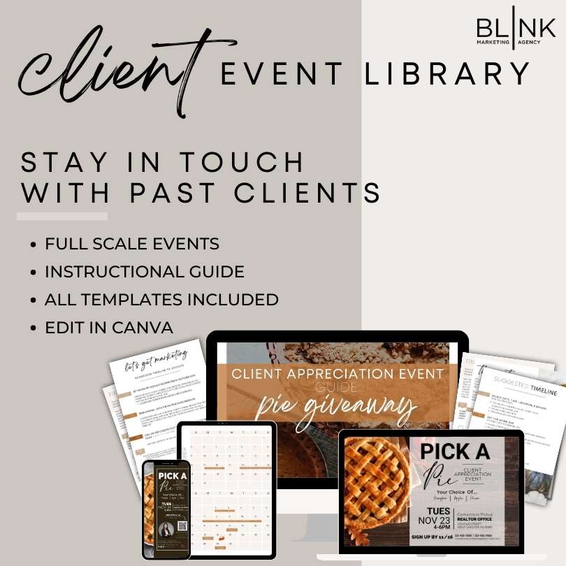 Blink client events for realtors