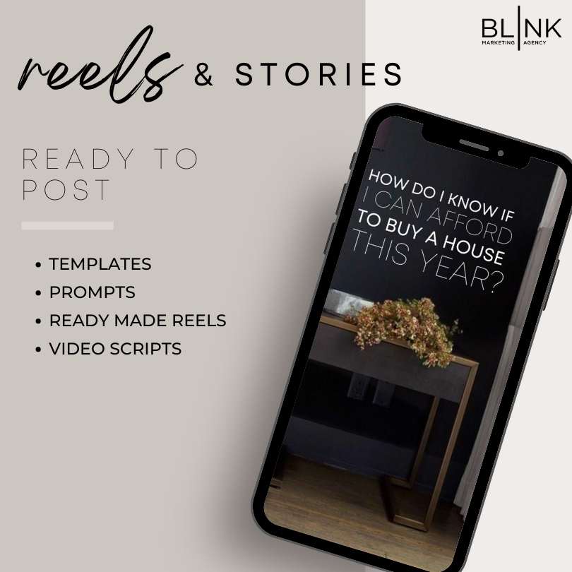 BLINK REELS AND STORIES FOR REALTORS