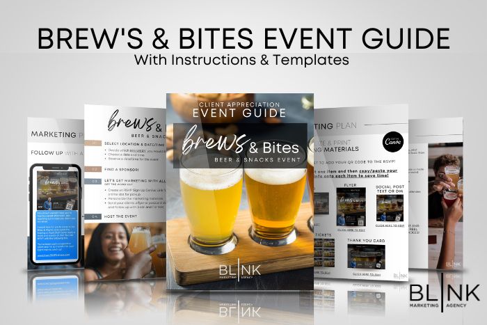 Brews & bites realtor client event