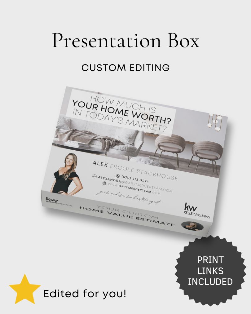 Realtor Presentation Box template custom edited for you - by Blink Marketing Agency