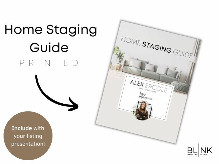 Home staging guide printing for realtors
