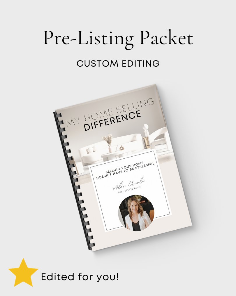 Realtor Pre-Listing Packet custom edited for you - by Blink Marketing Agency