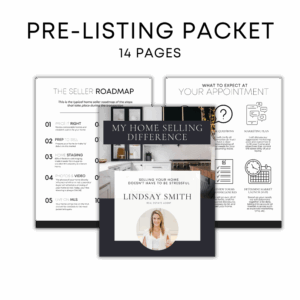 Realtor listing presentation, buyers guide, home staging guide, CMA, downsizing guide, relocation guide, new construction guide, etc