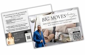 Realtor postcard for farming and clients by Blink Marketing