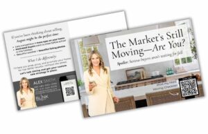 Realtor postcard for farming and clients by Blink Marketing