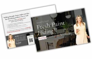 Realtor postcard for farming and clients by Blink Marketing